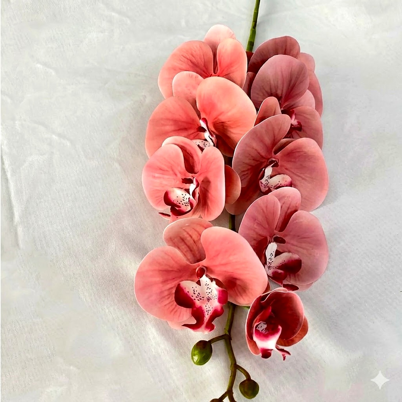 Pink artificial phalaenopsis orchid
